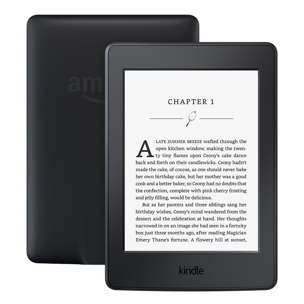 Picture of the front and back of Kindle Paperwhite